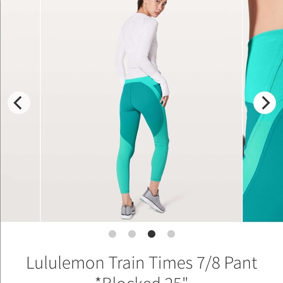 Lululemon train times 35 inch blocked - Picture 2 of 10